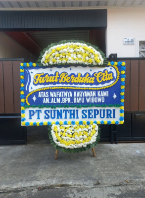 Papan Bunga Duka di Oepura